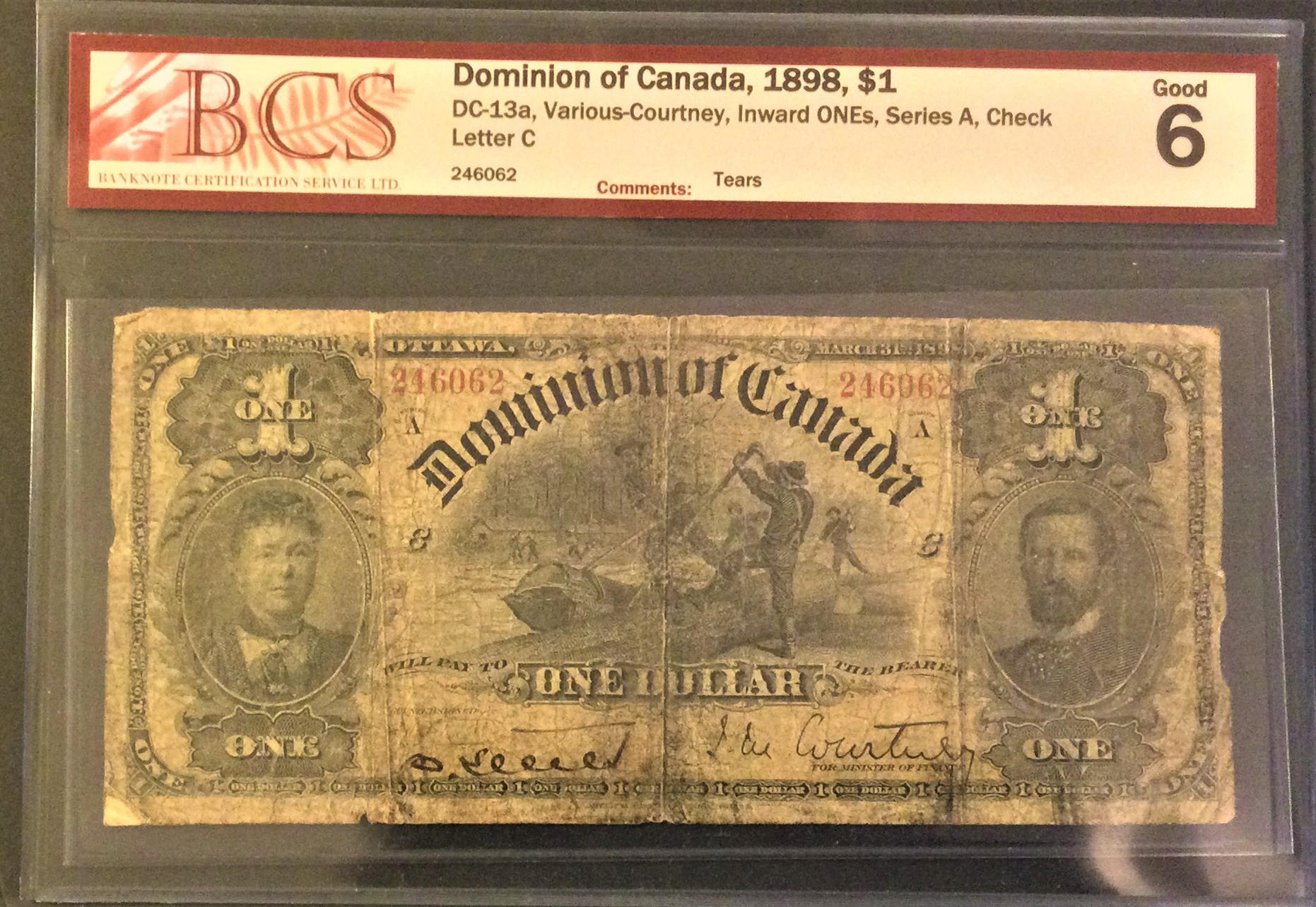 CANADA. Dominion of Canada. 1 Dollar, 1898. DC-13a. PMG Gem Uncirculated 66  EPQ.